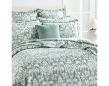 Tahlia Jacquard Jade Coverlet Set by Renee Taylor Single/Double