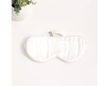 100% Mulberry Silk White Eye Mask by Renee Taylor