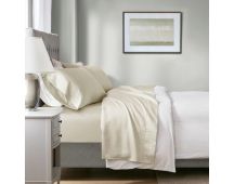 700 TC Tencel Lyocell Fibre & Cotton Ivory Deep Queen Sheet Set by Renee Taylor