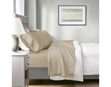 700 TC Tencel Lyocell Fibre & Cotton Bone King Single Sheet Set by Renee Taylor