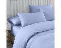 Royal Comfort 2000TC 6 Piece Bamboo Sheet & Quilt Cover Set Cooling Breathable - Double - Light Blue