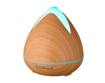 Essential Oils Ultrasonic Aromatherapy Diffuser Air Humidifier Purify 400ML - Light Wood