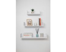 OSLO THREE PIECE SHELF KIT (WHITE)