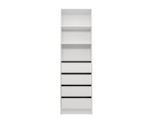 MALMO THREE SHELF/FOUR DRAWER WALK IN WARDROBE - CLASSIC