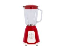 500W Glass Blender with Two Adjustable Speeds 1.5L - Red