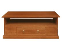 Tasmania 2 Drawer Coffee Table - Light Pecan