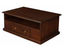 Tasmania 2 drawer Coffee Table - Mahogany