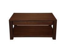 Amsterdam 2 Drawer Coffee Table - Mahogany