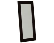 Manhattan Solid Timber Frame Wall Mirror - Chocolate