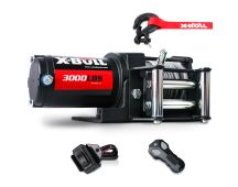 X-BULL Electric Winch 3000lbs/1360kg Wireless 12V Steel Cable ATV 4WD BOAT 4X4