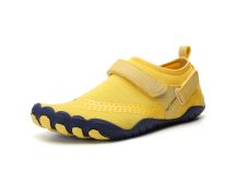 Women Water Shoes Barefoot Quick Dry Aqua Sports Shoes - Yellow Size EU37 = US4