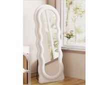 Cloud Wavy Velvet Free Standing / Wall Mirror