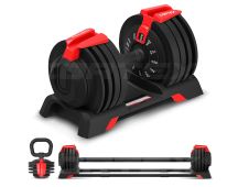 CORTEX Revolock V2 24kg Adjustable Steel Dumbbell Barbell Kettlebell All-in-One (Single)