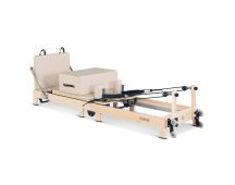 Lifespan Fitness Contour Folding Wooden Pilates Reformer Machine Set (Beige)