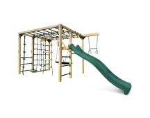 Lifespan Kids Orangutan Climbing Cube Jungle Gym Play Centre + Green Slide