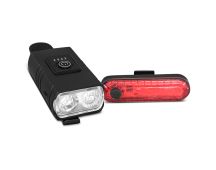 Progear LED Rechargeable Front and Rear Light Set