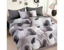 300TC Heidi Grey Reversible Cotton Quilt Cover Set King