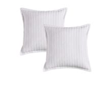 Bianca Pair of Evora White European Pillowcases