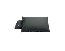 Bianca Pair of Heston Cotton Percale Standard Pillowcases Charcoal