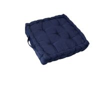 1 Pc Floor Box Cushion Pad 40 x 40+ 8 cm Indigo