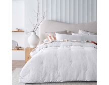 Accessorize Elma White Jacquard 3 Piece Comforter Set Queen