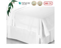 Accessorize 380TC Tencel White Flat Sheet King