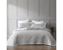 Logan and Mason Essex Pewter Polyester Cotton Bedspread King