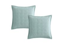 Platinum Collection Pair of Ascot Surf European Pillowcases 65 x 65 + 16cm