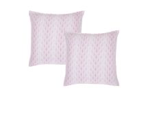 Logan and Mason Pair of Summer Daze Pink European Pillowcases 65 x 65cm