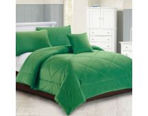 Georges Fine Linens Carrington Quilt / Comforter Set Green King