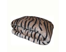 Elements 240GSM Polar Fleece Blanket 220cm x 240cm Tiger - Queen