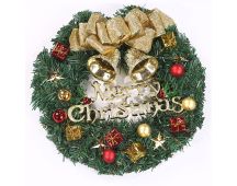 Christmas Wreath Door Garland Decoration Front Door Hanging Flowers Tree Decor(J1-4)