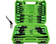 SWANLAKE 86PCS Magnetic Screwdriver Set,Includes Slotted/Phillips/Torx Mini Precision Screwdriver, Replaceable Screwdriver Bits and nut drivers With Sturdy tool box