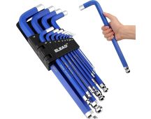 ELEAD Jumbo Hex Key Allen Wrench Set | 13-Piece Metric 2-19mm | Long Ball End Durable CR-V | Automotive | Mechanic | Furniture | Professional Grade Tools