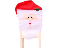 6x Christmas Cute Lady Santa Hat Chair Covers Dinner Home Décor Ornaments Gift, Mr Santa