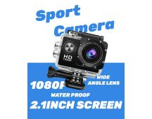 Action Camera 4K HD 16MP WiFi Waterproof 30M Sports Camera With 140° Wide Angle BLACK COLOUR