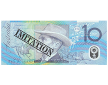 10 Dollar Australian Souvenir Note Pad Fake AUD Money - 1 Pack of 50 Sheets