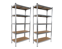 2 x 1.8M Garage Shelving Warehouse Rack Storage Shelves Pallet Racking