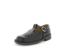 WILDE SCHOOL Girl's JENNY-Jnr School Black/Smooth Shoe 9US