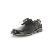 WILDE SCHOOL Girl's JEZRA-Jnr School Black Off Shine Shoe 12US