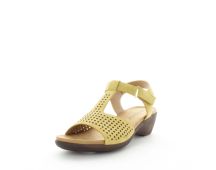 AEROCUSHION Women's MELANIE Sandals Mustard Shoe 37EU