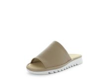 AEROCUSHION Women's MERINA Slides Beige Shoe 8US