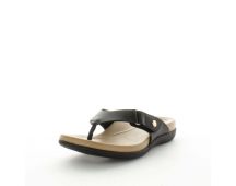 AEROCUSHION Women's MESPY Slides Black Shoe 36EU