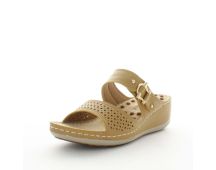 AEROCUSHION Women's MODIE Sandals Tan Shoe 39EU