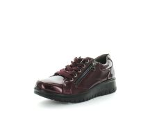 AEROCUSHION Women's MOUSSE Sneakers Wine Patent Shoe 7US