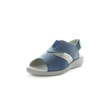 KIARFLEX Women's KADE Sandals Navy Shoe 41EU