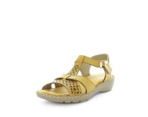 SOFT TREAD ALLINO Women's BORA Sandals Mustard Shoe 38EU