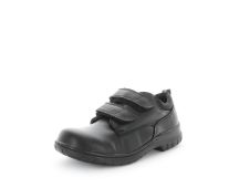 WILDE SCHOOL Girl's JACEN School Black Smooth Shoe 13US