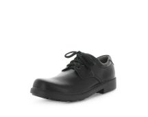 WILDE SCHOOL Boy's JOHNSON School Black Smooth Shoe 41EU