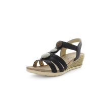 WILDE Women's SAURA Sandals Black Shoe 38EU